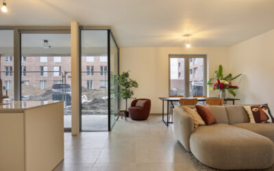 Gelijkvloers appartement met tuin en terras van het woonproject Saffrou in Oudenaarde